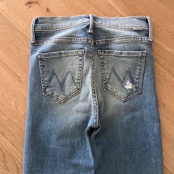 NEVER WORN Mother Denim High Wasted Rascal Ankle in Love Gun Size 24 - Picture 15 of 15